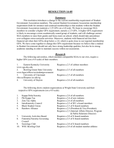 14-05: GPA Resolution - Wright State University