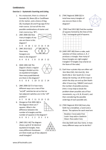 Year 8/GCSE Combinatorics - Worksheet