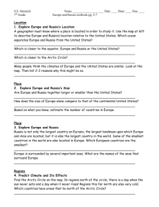 Textbook Outline Packet - Mauston School District