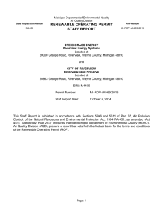 M4469 Staff Report 1-7-15 - Department of Environmental Quality