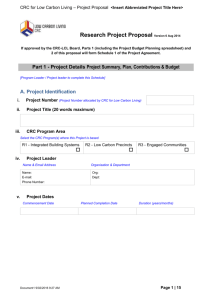 Research Project Proposal