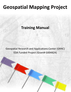 Geospatial Mapping Project Training Manual