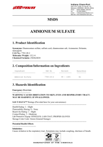 ammonium sulfate - IndianaChem-Port