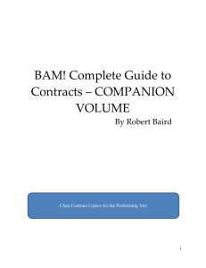 7 - BAM! Complete Guide to Contracts