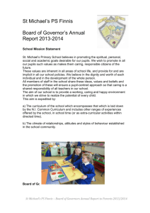 St Michael`s PS Finnis Annual Report 2014
