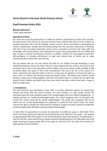 Pupil Premium Policy 2015/16