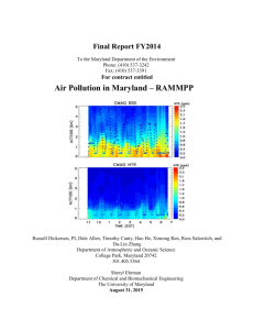 2014 Final Report Doc. - Atmospheric and Oceanic Science