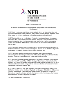Resolution 1976-04 - National Federation of the Blind of