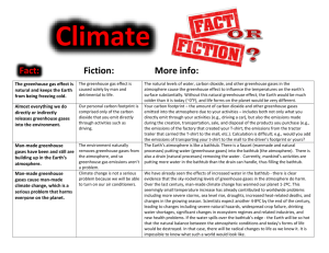 Fact vs. Fiction - Center for Climate and Energy Decision Making