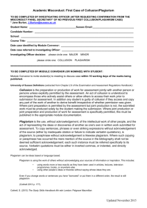Academic Misconduct Form (First Case)