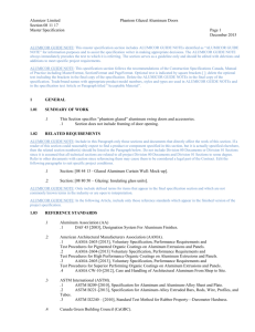 08 44 13 - Glazed Aluminum Curtain Wall (ThermaWall 2600)