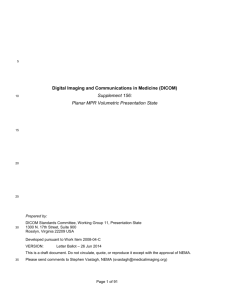 Planar MPR Volumetric Presentation State - Dicom