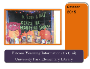 October 2015 UPark in the Library - Fairbanks North Star Borough