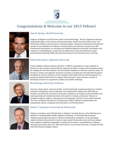 2015-CAHS-Elected-Fellows - Canadian Academy of Health