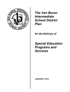Van Buren Intermediate School District Plan
