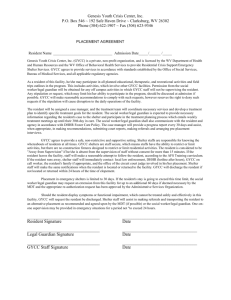 Placement Agreement - Genesis Youth Center