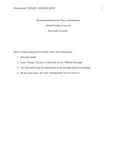 APA Style Example Paper (updated 11/9/15)