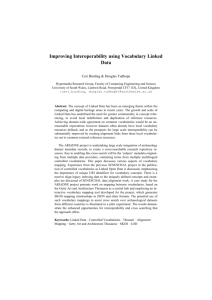 Improving Interoperability using Vocabulary Linked Data