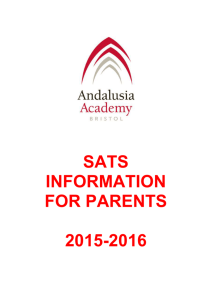 SATs Information For Parents 2015-2016