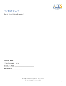 chart materials appropriate for Simulation 1