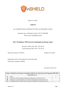 D4.3: Preliminary SPD network technologies prototype