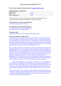 PhD project proposal template 2011-12