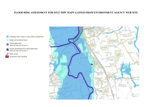 flood risk assessment for dn21 5hw maps gained