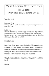 47 - They Looked Not Unto the Holy One (09-12