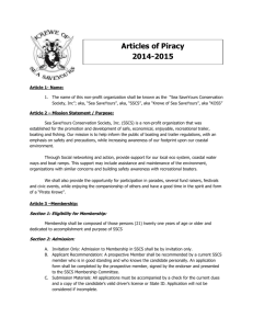 Articles of Piracy Articles of Piracy Signature Form