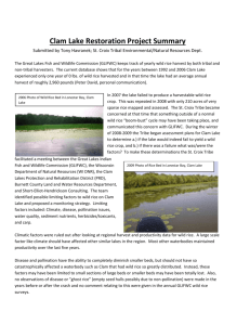 Clam_Lake_Restoration_Project_Summary