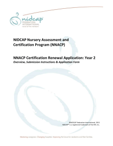 Nursery Certification Renewal Yr 2