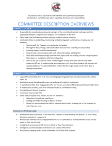 committee description overviews