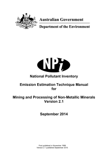 EET Manual Mining and Processing of Non