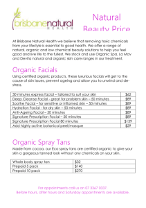 Natural Beauty Price List At Brisbane Natural Health we believe that