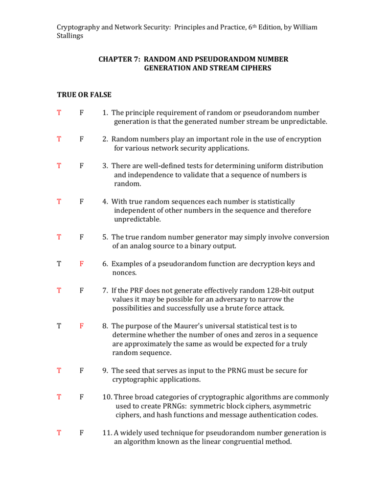 random number generator algorithm example