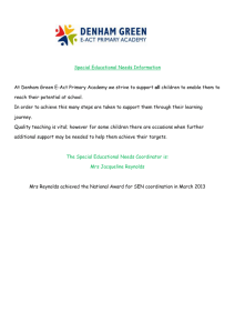 Special Educational Needs Information At Denham Green E