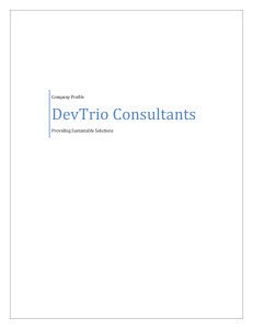 DevTrio Profile - DevTrio Consultants