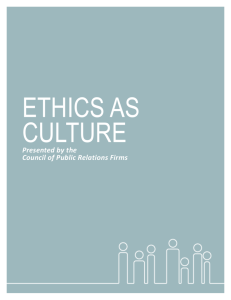 Ethics as Culture - Fleishman