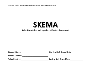 SKEMA (Skills, Knowledge, and Experience Mastery Assessment)