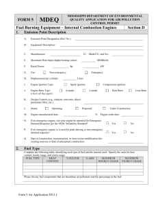 FORM 5 - Mississippi Department of Environmental Quality
