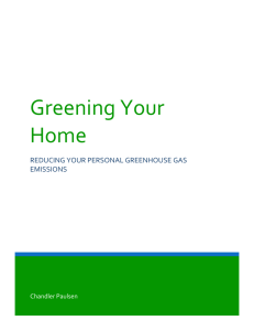 Greening Your Home ∙ Chandler Paulsen