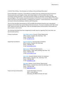 2-35-015 Title IX Policy - Central Washington University