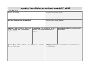 Unpacking Standards Template - LMS