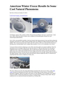 American Winter Freeze Results In Some Cool Natural Phenomena