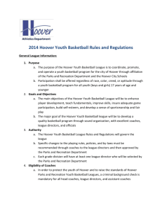 2014 Youth Basketball Rules and Regulations