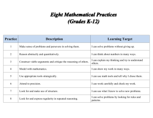 Third Grade Math Pacing Guide