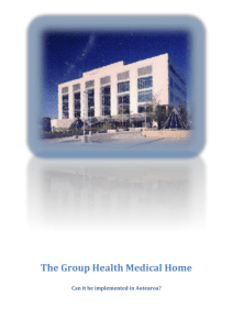The Group Health Medical Home