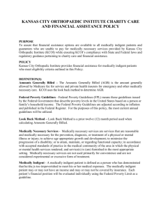 KCOI Financial Assistance Policy - Kansas City Orthopaedic Institute
