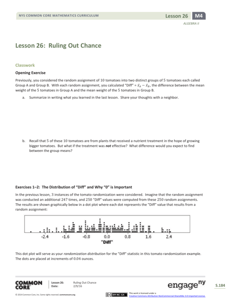 Algebra II Module 4 Topic D Lesson 26 Student Version