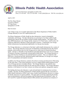 Letter to Governor Rauner - Illinois Public Health Association